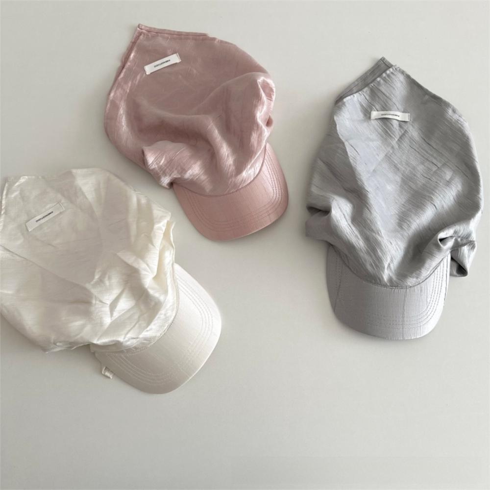 Satin Headscarf Baseball Cap Y2K Peaked Cap Retro Sunscreen Beach Hat  Outdoor