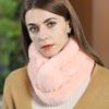 Rabbit Fur Scarf Neck Women's Winter Korean Version Thickened Versatile Winter Double Sided Rex Rabbit Fur Fur Scarf Neck