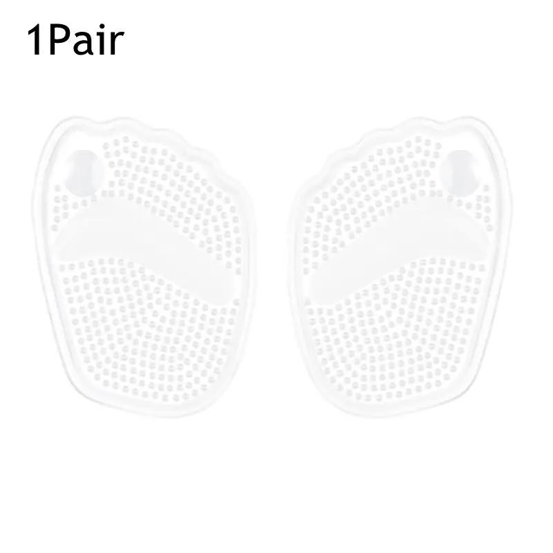 Silicone Gel Forefoot Pads for Women High Heels Half Insoles Anti-slip GEL Self-adhesive Shoe Pad Foot Pain Care Inserts Cushion