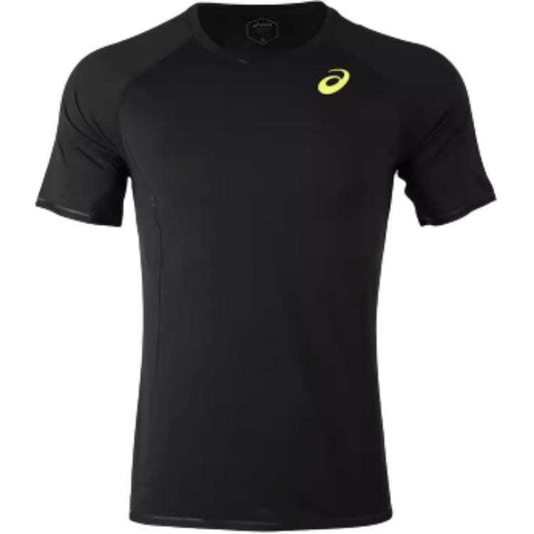 Asics Футболки Мужские Черные С Круглым Вырезом Умеренные 154383-0904