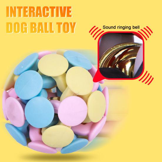 Dog Ball Toy Tough Dog Chew Toy for Aggressive Chewers Interactive Dog Training
