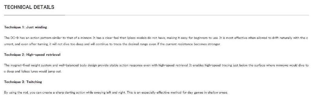 DUO Плавающая приманка Terrif DC 9 Bullet CCC0742 (2181)