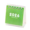 2026 Desk Calendar Twin-Coil Binding 17 Month Paper Calendar from Aug 2025 To Dec 2026 Office Tabletop Calendar Planner