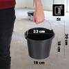 KADAX Plastic Construction Bucket Household 5L 15pcs