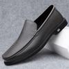 Мужская обувь из натуральной кожи, новые летние мужские повседневные туфли, модные деловые туфли на плоской подошве, модные лоферы с мягкой подошвой, мокасины ручной работы