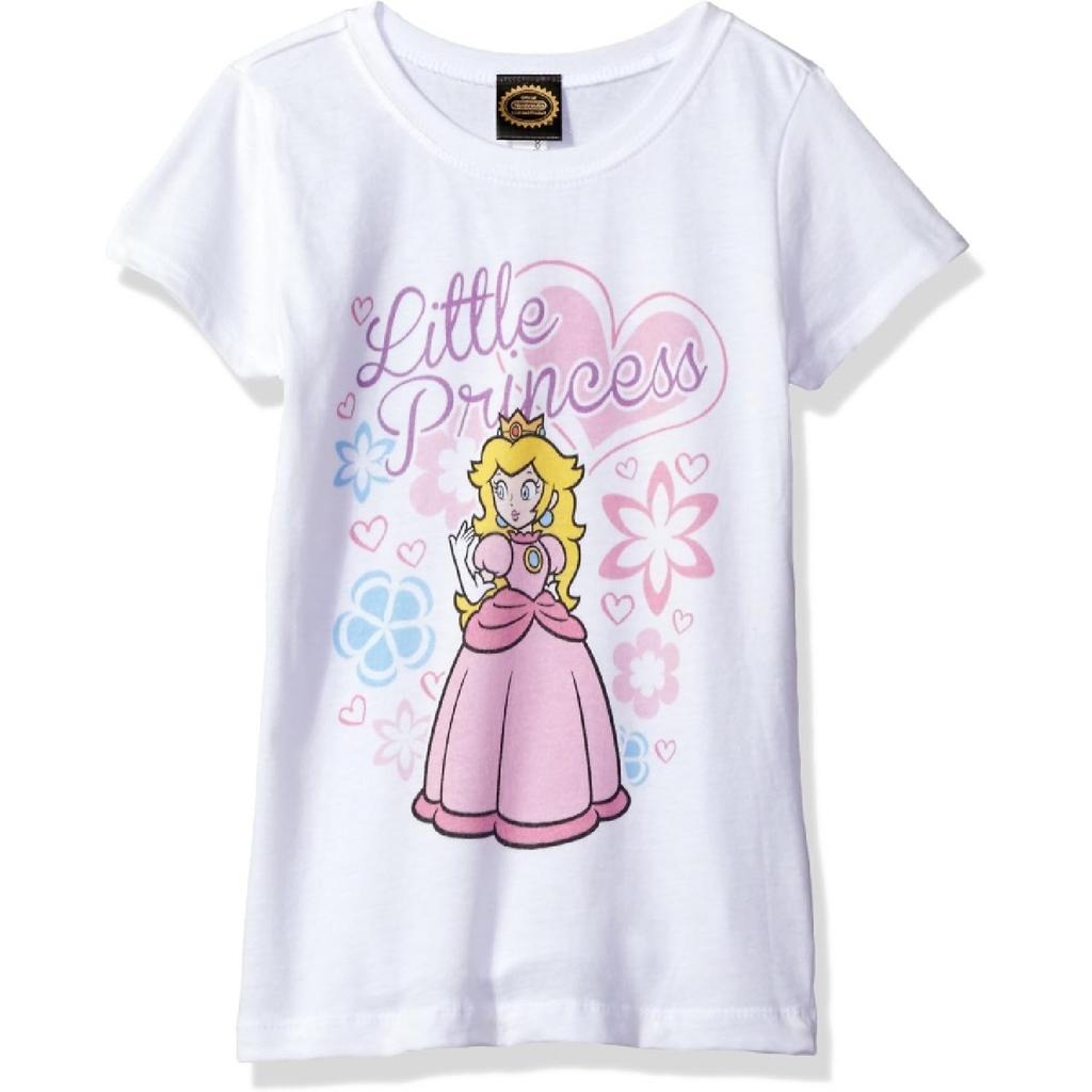 Nintendo Girls' Flower Princess Graphic T-shirt