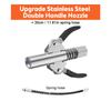 10000 PSI Grease Tool Coupler Heavy-Duty Quick Release Grease Gun NPTI/8 High Pressure Grease Nozzle Car Syringe Lubricant Tip