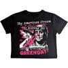 Green Day Womens/Ladies American Dream Crop Top