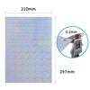 Holographic Not Printable Vinyl Sticker Paper Self-adhesive Laser Photo Laminating Films A4 Transparent Paper DIY for Badge