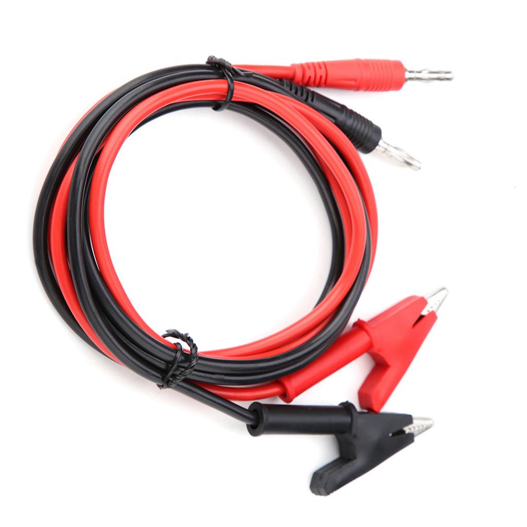 P1040  2 шт. Силиконовый штекер типа «банан» Крокодил Зажим Тестовый щуп   Тестовые кабели