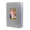 Фотоальбом 4x6 на 300 карманов, льняная обложка, фотокнига с передним окошком, персонализированный скрапбук