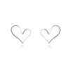 Glossy Love Earrings Small Temperament Student Simple Earrings Trend