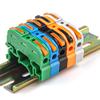5/10pcs Din Rail Terminal Block Wire Connector 211 Quick Wire Compact Splicing Conductor Fast Cable Connector Conductor