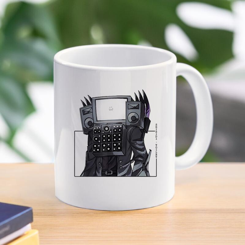 Мультфильм Skibidi Туалет Кофе Чай Кружки Спикер Camcordeman Завтрак Десерт Молоко Вода Керамические чашки Домашняя посуда для напитков Подарки другу