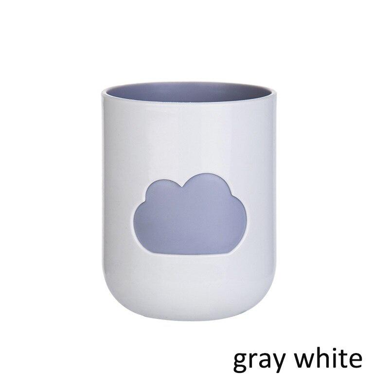 1 шт., чашка для зубной щетки с рисунком облаков, большая чашка для пар, пластиковая кружка для мытья зубов, принадлежности для ванной комнаты