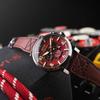 AVI-8 Dambuster Gibson Dual Time Chronograph Airfix Edition Hazard Red Dial Quartz AV-4107-04 Мужские часы