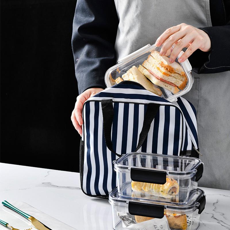 Kitchen Refrigerator Sealed Rectangular Refrigerator Storage Box with Lid Plastic Crisper Lunch Box Storage Box