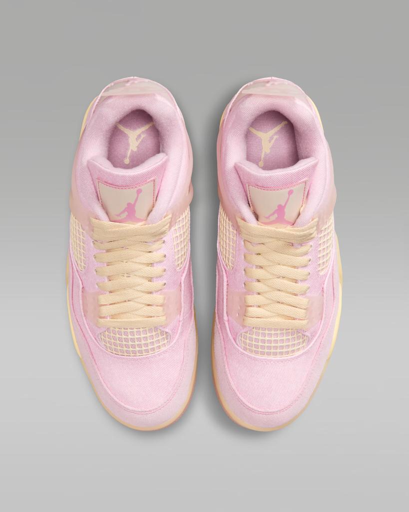 IB6716-600 Nike Air Jordan 4 Retro "Pearl Pink/Iced Carmine" (Женский)