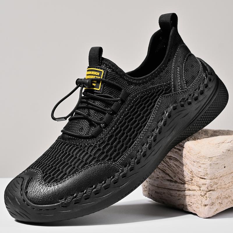 Летние мужские повседневные сетчатые кроссовки, удобная обувь больших размеров, лоферы, дышащая обувь для вождения