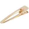 Clip Barrette - Gold - 16 X 75 Mm - Metal - 1 Piece - Unisex