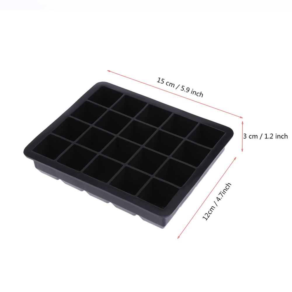 Easy Release Ice Cube Mold Flexible Ice Cube Container Silicone Ice Cube Tray For Freezing