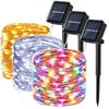 Waterproof Solar LED Copper Wire Lights with Remote - Outdoor Decorative Lights for Camping & Christmas