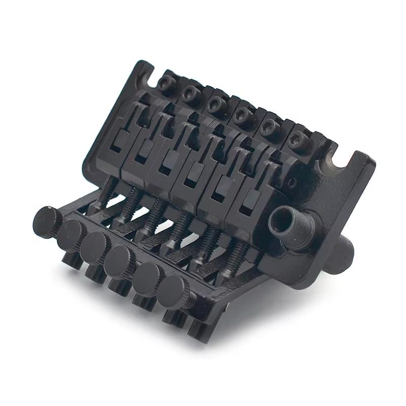 Двухточечная система тремоло-бриджа с рычагом для электрогитары, Цвет Черное Золото Хром, Гитарная Деталь