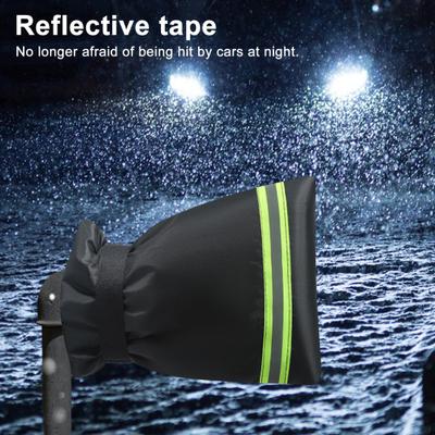 Зимний уличный чехол для крана Водонепроницаемая ткань Оксфорд Многоразовый садовый газонный шланг Кран-букса Наружный кран Защита от замерзания Черный изоляционный чехол