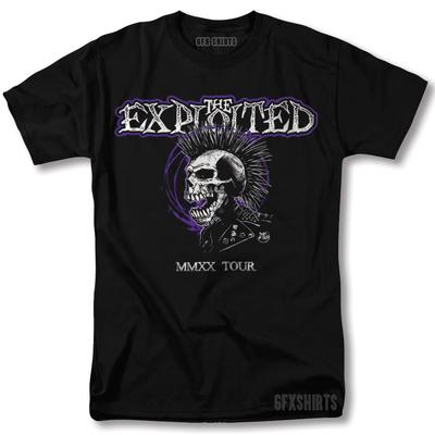 Футболка The Exploited Панк-рок Мерч Концертный Тур Винтажная Графическая Футболка