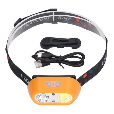 Светодиодный налобный фонарь с зарядкой от USB 300 лм, высокая яркость, COB XPE, 6 режимов, светодиодный налобный фонарь с сенсорным переключателем