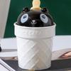 Мультяшный стакан для мороженого, милый керамический набор чашек, пыленепроницаемая мультяшная чашка для воды, подарки на открытие