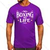 Футболка мужская винтажная с принтом No Boxing No Life Gym, спортивная, 100% хлопок, классические футболки для мужчин и женщин, спортивная одежда, топы