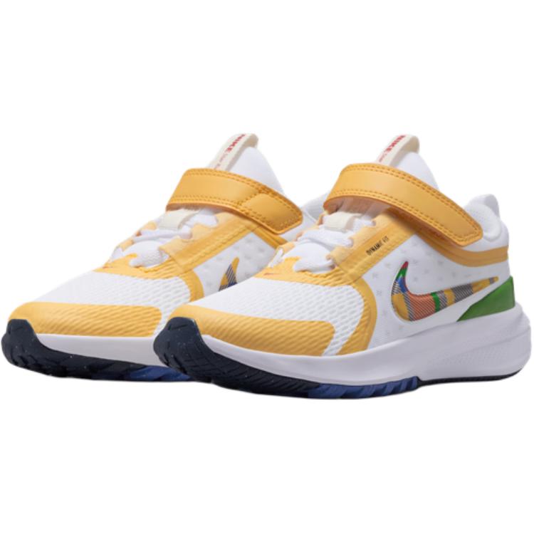 Nike Star Runner 5 Low top Kids' Running Shoes White Yellow Kids' IH7337-191