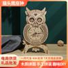 Cross-border New Owl 3D Three-dimensional Puzzle Wooden Toys Educational Assembled Toys DIY Creative Ornaments