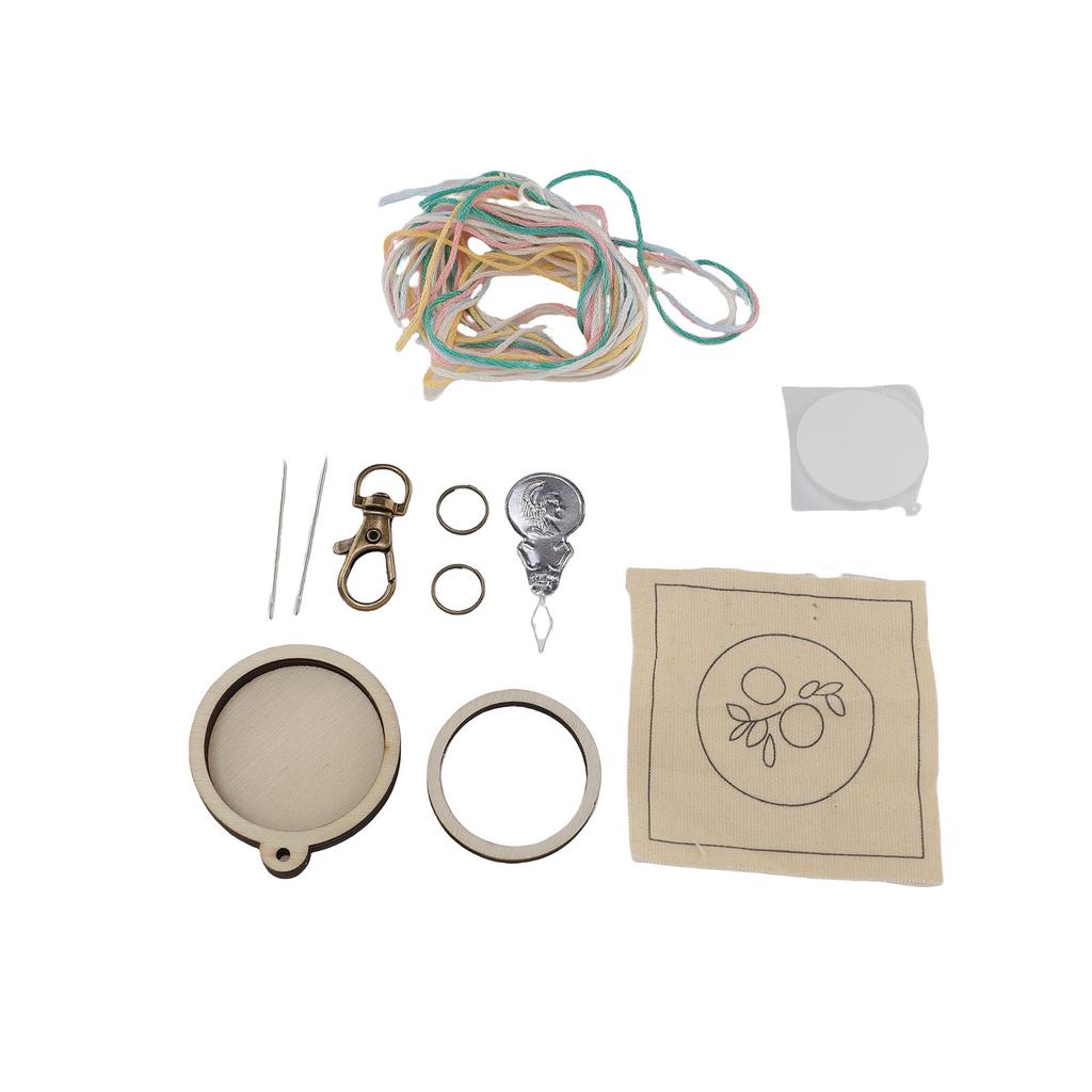 Мини Деревянный Вышивальный Пяльцы Брелок Маленькое Кольцо Крошечные Материалы для Изготовления Ювелирных Изделий для Ожерелья Серьги Подвески Круглый