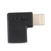 8-контактный штекер к разъему Type-C гнездо угловой адаптер-коннектор для зарядки для Huawei Xiaomi iPhone