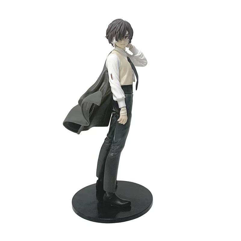 23 см Аниме Фигурка Bungou Stray Dogs Молодой Дадзай Осаму Фигурка Накахара Чуя Фигурка ПВХ Коллекционная Модель Кукла Игрушки