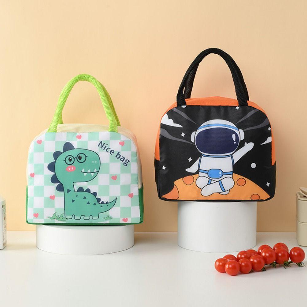 Cartoon Thermal Meal Tote Bag Thickened Portable Lunch Box Practical Food Storage Bag  School