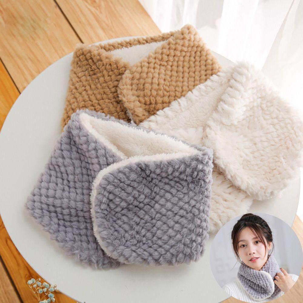 Нагрудник Осенне-зимний плюшевый шарф Ветрозащитный Лыжный Мотоциклетный шарф Теплая защита шеи Мужской Женский