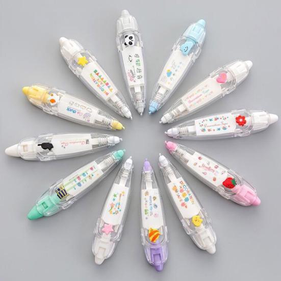Animals Press Type Decorative Pens Cartoon Pattern DIY Lace Correction Tapes Infinite Decorative Pens for Scrapbooking Diary