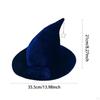 Halloween Witch Hat for Adults Pointed Top Carnival Stage Performance