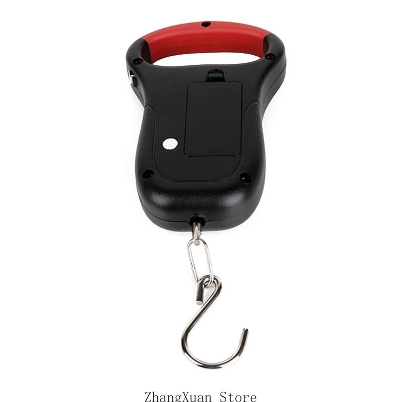 Portable Luggage Scale 110 Lbs High Travel Digital Hanging Scales 50kg with Hook for Household ABS Material 3XUF