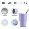 1 Piece 2oz Mini Tumbler Shot Glass with Straw and Lid Stainless Steel Cute Cups Double Wall Vacuum Insulated Shot Glasses Cups