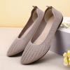 Женские балетки во французском стиле - Не устающие ноги мягкая эластичная амортизация нескользящие многоцелевые низкие с мелкой сеткой модные простые туфли