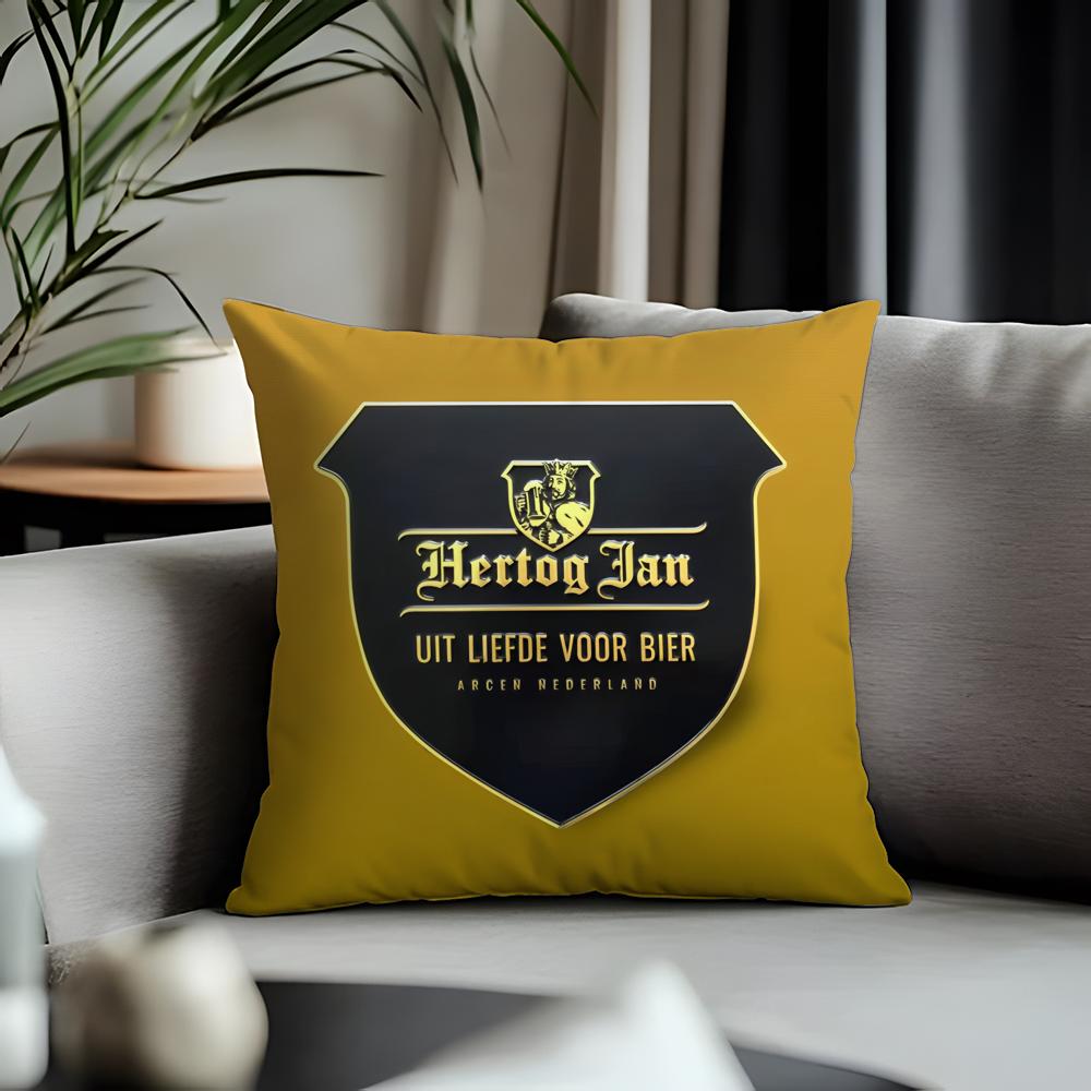 Hot HHertog Jansed Cushion Cover Antidustmite Pillowcase Invisible Zipper Silky Short Plush Sofa Cushion Cover