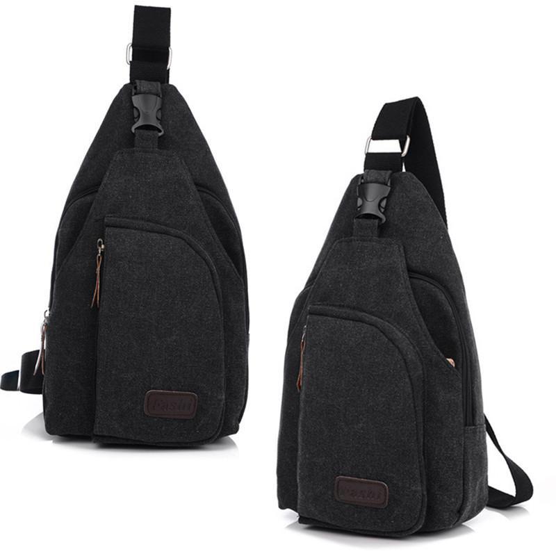 Mens Canvas Outdoor Travel Military Messenger Satchel Crossbody Shoulders Bag Backpacks