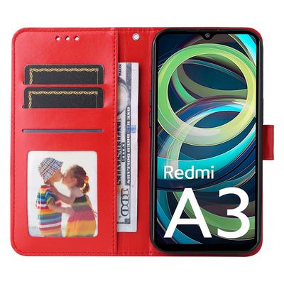 Чехол для мобильного телефона Xiaomi Redmi A3/Poco C61 4G с цветочным принтом, чехол-подставка с удобным ремешком