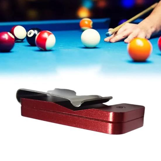Pool Cue Chalk Holder with Metal Clip Heavy Duty Aluminum Portable Snooker Chalk Box Carrier Case Billiard Accessories Enthusiasts Gift