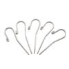 5pcs Stainless Steel Dental Tool Lip Hook Apex Locator Canal Finder Probe Hook Pick