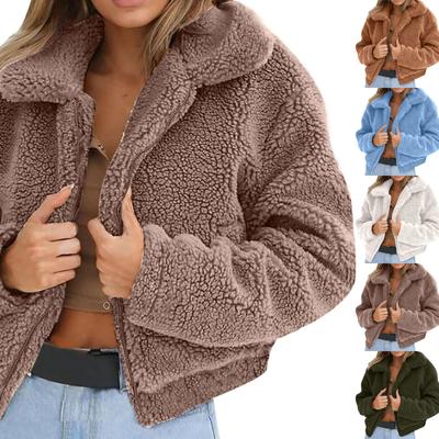 Женская термофлисовая короткая куртка куртка верхнее пальто